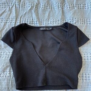 Motel Rocks Black Women's Top